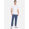 imagebaleaf Mens Running Pants Elastic Waist Lightweight Jogging Stretch Golf Workout Pants with Zipper PocketsBlue