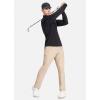 imagebaleaf Mens Running Pants Elastic Waist Lightweight Jogging Stretch Golf Workout Pants with Zipper PocketsKhaki