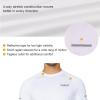imagebaleaf Mens Running Workout Shirts Short Sleeve Athletic TShirt Quick DryA002white