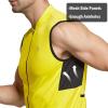 imagebaleaf Mens Sleeveless Cycling Jersey Road Bike Shirt Bicycle Biking Tank Tops Full Zip Pockets SPF UPF50Yellow