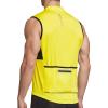 imagebaleaf Mens Sleeveless Cycling Jersey Road Bike Shirt Bicycle Biking Tank Tops Full Zip Pockets SPF UPF50Yellow