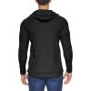 imagebaleaf Mens Sun Protection Hoodie Shirt UPF 50 Long Sleeve UV SPF TShirts Rash Guard Fishing Swimming LightweightStyle 1black