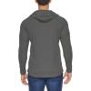 imagebaleaf Mens Sun Protection Hoodie Shirt UPF 50 Long Sleeve UV SPF TShirts Rash Guard Fishing Swimming LightweightStyle 1deep Gray