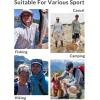 imagebaleaf Mens Sun Protection Hoodie Shirt UPF 50 Long Sleeve UV SPF TShirts Rash Guard Fishing Swimming LightweightStyle 2glacier Blue Heather
