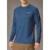 imagebaleaf Mens Sun Protection Shirts UV SPF UPF 50 Long Sleeve Rash Guard Fishing Running Quick Dry Lightweight01bluish Violet