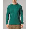 imagebaleaf Mens Sun Protection Shirts UV SPF UPF 50 Long Sleeve Rash Guard Fishing Running Quick Dry Lightweight01emerald