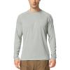 imagebaleaf Mens Sun Protection Shirts UV SPF UPF 50 Long Sleeve Rash Guard Fishing Running Quick Dry Lightweight01gray