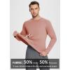 imagebaleaf Mens Sun Protection Shirts UV SPF UPF 50 Long Sleeve Rash Guard Fishing Running Quick Dry Lightweight01orange Red Heather