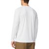imagebaleaf Mens Sun Protection Shirts UV SPF UPF 50 Long Sleeve Rash Guard Fishing Running Quick Dry Lightweight01white
