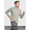 imagebaleaf Mens Sun Protection Shirts UV SPF UPF 50 Long Sleeve Rash Guard Fishing Running Quick Dry LightweightKhaki