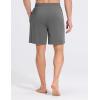 imagebaleaf Mens Swim Trunks with Compression Liner 5 ampamp 7 inch Quick Dry Bathing Suit Swim Shorts with Zippered PocketsDark Gray