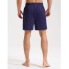 imagebaleaf Mens Swim Trunks with Compression Liner 5 ampamp 7 inch Quick Dry Bathing Suit Swim Shorts with Zippered PocketsNavy Blue