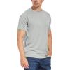 imagebaleaf Mens UPF 50 Short Sleeve Shirts Lightweight Sun Protection SPF TShirts Fishing Hiking Running01gray