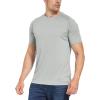 imagebaleaf Mens UPF 50 Short Sleeve Shirts Lightweight Sun Protection SPF TShirts Fishing Hiking Running01gray