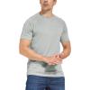 imagebaleaf Mens UPF 50 Short Sleeve Shirts Lightweight Sun Protection SPF TShirts Fishing Hiking Running01gray