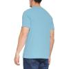 imagebaleaf Mens UPF 50 Short Sleeve Shirts Lightweight Sun Protection SPF TShirts Fishing Hiking Running01light Blue