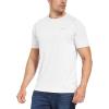 imagebaleaf Mens UPF 50 Short Sleeve Shirts Lightweight Sun Protection SPF TShirts Fishing Hiking Running01white