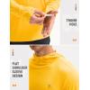 imagebaleaf Mens UPF 50 Sun Protection Hoodie Shirts Kangaroo Pocket UV SPF Performance Fishing Long Sleeve Rash GuardYellow