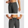 imagebaleaf Womens 15quot Hiking Shorts Long Bernuda Cargo Below The Knee Capris Lightweight Quick Dry Elastic Waist for Casual15indark Grey