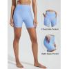 imagebaleaf Womens 3quot5quot6quot8quot High Waisted Swim Shorts Tummy Control Swimsuits Bottoms Modest Board Shorts UPF 50Light Blue