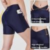 imagebaleaf Womens 5quot Swim Shorts Bottoms Cross Waist Tummy Control Quick Dry UPF50 Bathing Suit with Liner Pockets