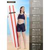 imagebaleaf Womens 5quot Swim Shorts Bottoms Cross Waist Tummy Control Quick Dry UPF50 Bathing Suit with Liner Pockets
