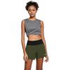 imagebaleaf Womens 5quot Workout Shorts Gym Running Shorts Athletic with Liner High Waistband Quick Dry Sports Zipper PocketsArmy Green