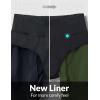 imagebaleaf Womens 5quot Workout Shorts Gym Running Shorts Athletic with Liner High Waistband Quick Dry Sports Zipper PocketsArmy Green