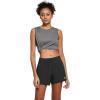 imagebaleaf Womens 5quot Workout Shorts Gym Running Shorts Athletic with Liner High Waistband Quick Dry Sports Zipper PocketsBlack