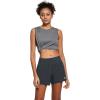 imagebaleaf Womens 5quot Workout Shorts Gym Running Shorts Athletic with Liner High Waistband Quick Dry Sports Zipper PocketsGrey