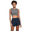 imagebaleaf Womens 5quot Workout Shorts Gym Running Shorts Athletic with Liner High Waistband Quick Dry Sports Zipper PocketsNavy