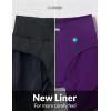 imagebaleaf Womens 5quot Workout Shorts Gym Running Shorts Athletic with Liner High Waistband Quick Dry Sports Zipper PocketsPurple