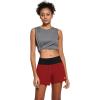 imagebaleaf Womens 5quot Workout Shorts Gym Running Shorts Athletic with Liner High Waistband Quick Dry Sports Zipper PocketsRed