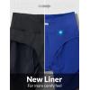 imagebaleaf Womens 5quot Workout Shorts Gym Running Shorts Athletic with Liner High Waistband Quick Dry Sports Zipper PocketsRoyal Blue