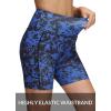 imagebaleaf Womens 6quot8quot High Waisted Biker Shorts with Pockets for Gym Workout Yoga Running AthleticBlue Ink