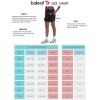 imagebaleaf Womens 7quot Athletic Long Running Shorts Workout Gym Quick Dry Hiking Shorts High Waisted Zipper PocketBlack