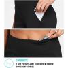 imagebaleaf Womens Bermuda Long Shorts 10quot Knee Length High Rise Athletic Shorts Pull On Workout Walking Golf Running SummerBlack