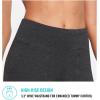 imagebaleaf Womens Bermuda Long Shorts 10quot Knee Length High Rise Athletic Shorts Pull On Workout Walking Golf Running SummerCotton Blend  Heather Gray