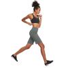 imagebaleaf Womens Bermuda Long Shorts 10quot Knee Length High Rise Athletic Shorts Pull On Workout Walking Golf Running SummerGray
