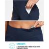 imagebaleaf Womens Bermuda Long Shorts 10quot Knee Length High Rise Athletic Shorts Pull On Workout Walking Golf Running SummerNavy