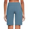 imagebaleaf Womens Bermuda Long Shorts 10quot Knee Length High Rise Athletic Shorts Pull On Workout Walking Golf Running SummerNiagara
