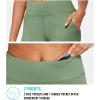 imagebaleaf Womens Bermuda Long Shorts 10quot Knee Length High Rise Athletic Shorts Pull On Workout Walking Golf Running SummerOlive Green
