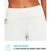 imagebaleaf Womens Bermuda Long Shorts 10quot Knee Length High Rise Athletic Shorts Pull On Workout Walking Golf Running SummerWhite