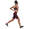 imagebaleaf Womens Bermuda Long Shorts 10quot Knee Length High Rise Athletic Shorts Pull On Workout Walking Golf Running SummerWine Red