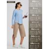 imagebaleaf Womens Capri Pants Wide Leg Plus Size UPF50 Lightweight Quick Dry Pants Casual Loose Sweatpants Hiking WalkingBrown