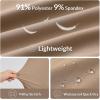 imagebaleaf Womens Capri Pants Wide Leg Plus Size UPF50 Lightweight Quick Dry Pants Casual Loose Sweatpants Hiking WalkingBrown