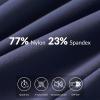 imagebaleaf Womens Joggers Lightweight Hiking Pants High Waist 5 Zipper Pockets Quick Dry Travel Athletic UPF50Blue 255 Inseam
