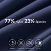 imagebaleaf Womens Joggers Lightweight Hiking Pants High Waist 5 Zipper Pockets Quick Dry Travel Athletic UPF50Navy Blue 255 Inseam