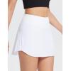 imagebaleaf Womens Pleated Tennis Skirt Golf Skorts for Woman High Waisted Lightweight Athletic Shorts PocketsAwhite