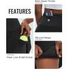imagebaleaf Womens Pleated Tennis Skirt Golf Skorts for Woman High Waisted Lightweight Athletic Shorts PocketsBlack